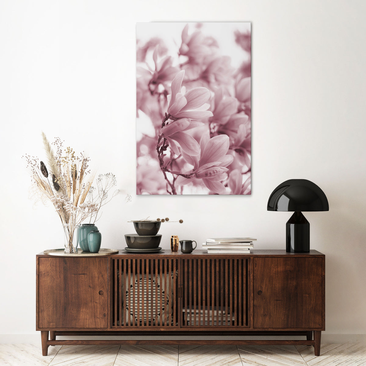 PINK BLOSSOM DREAM Cuadro en lienzo vertical