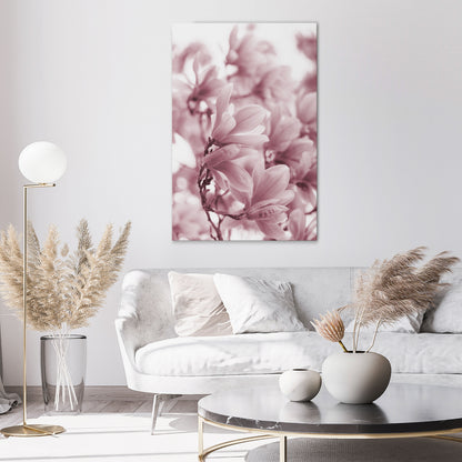 PINK BLOSSOM DREAM Cuadro en lienzo vertical