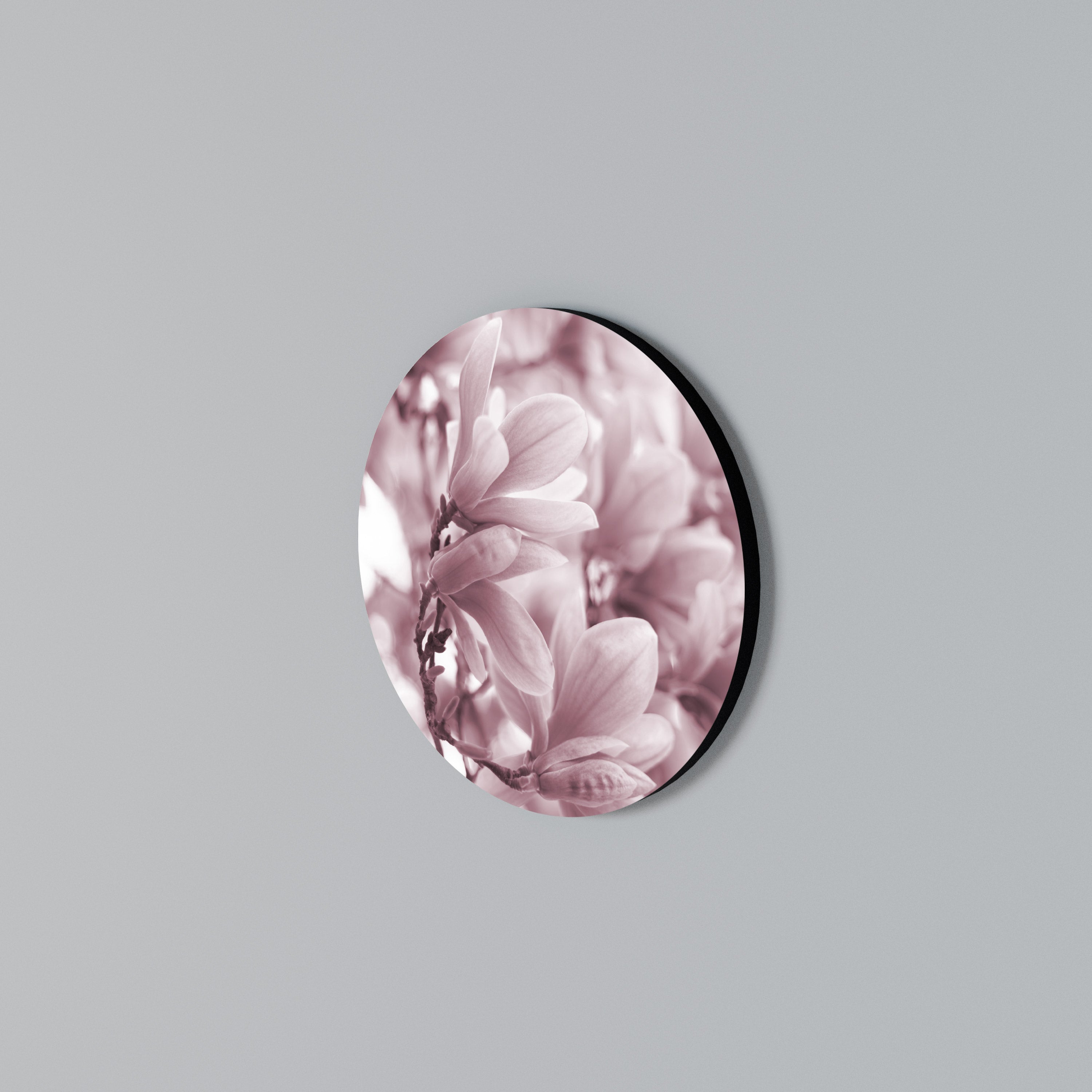 PINK BLOSSOM DREAM Round Wall Art