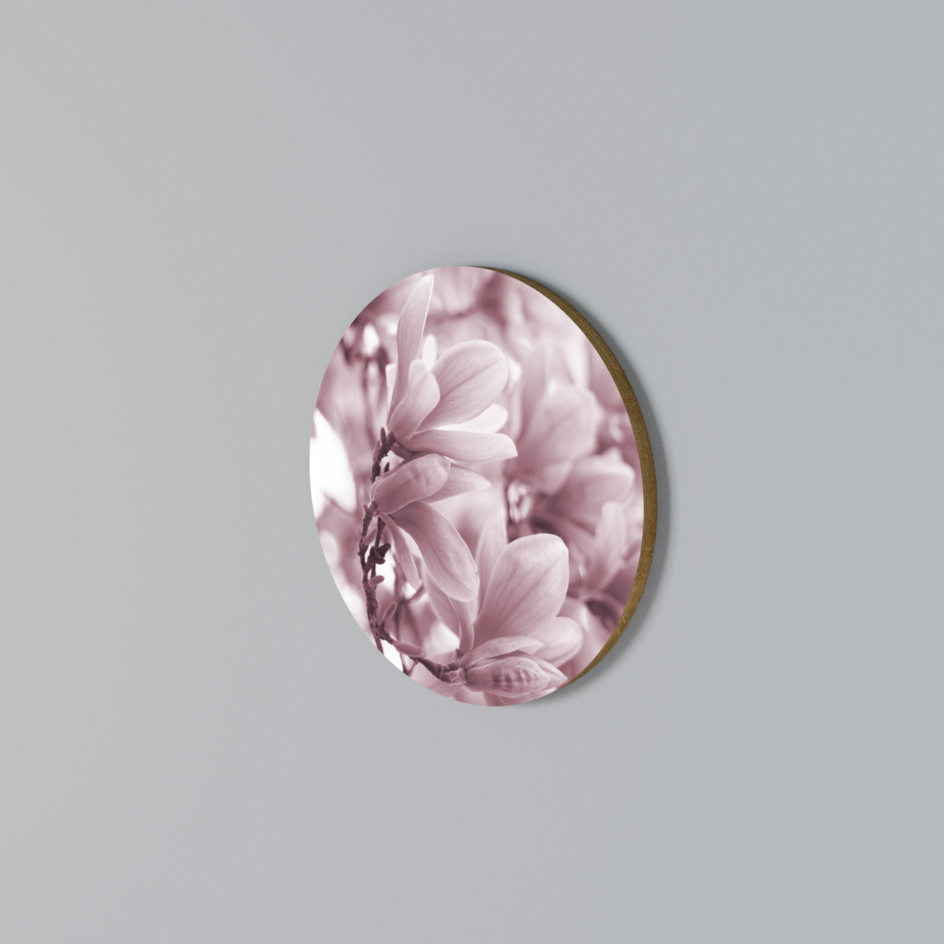 PINK BLOSSOM DREAM Round Wall Art