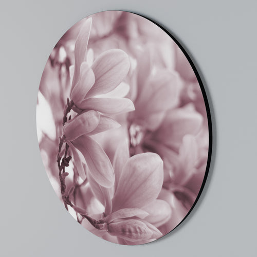 PINK BLOSSOM DREAM Arte de pared redondo