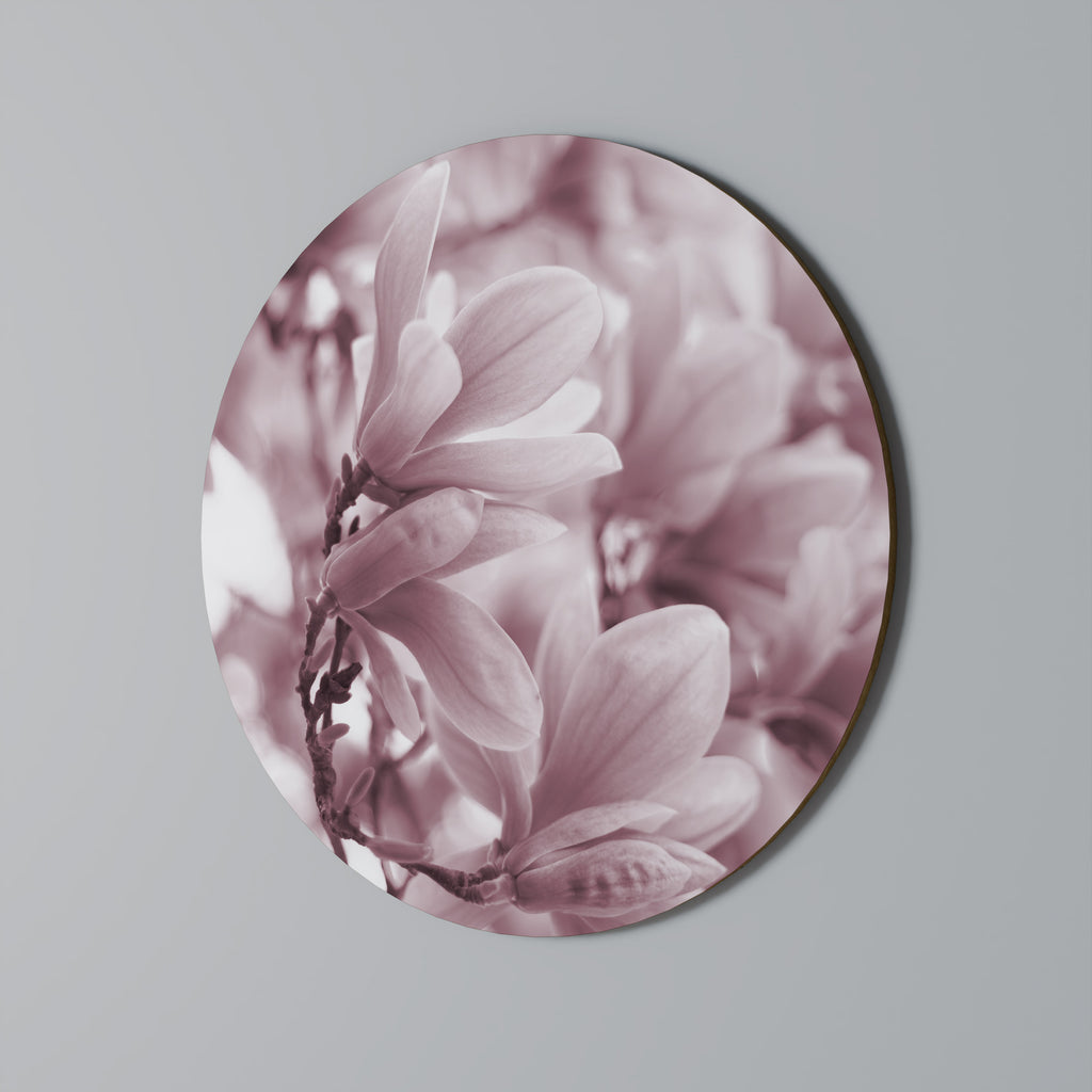 PINK BLOSSOM DREAM Round Wall Art