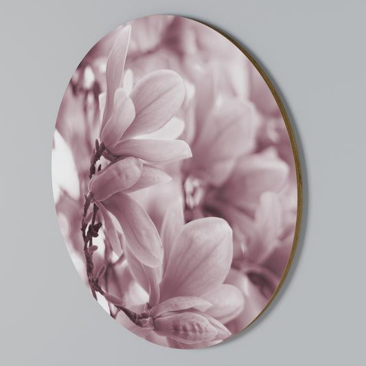 PINK BLOSSOM DREAM Arte de pared redondo