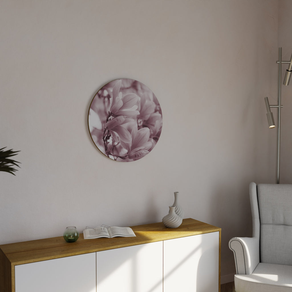 PINK BLOSSOM DREAM Round Wall Art