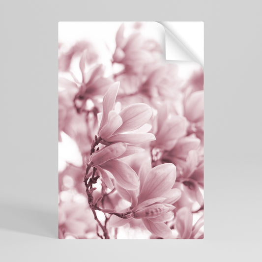 PINK BLOSSOM DREAM Póster adhesivo vertical