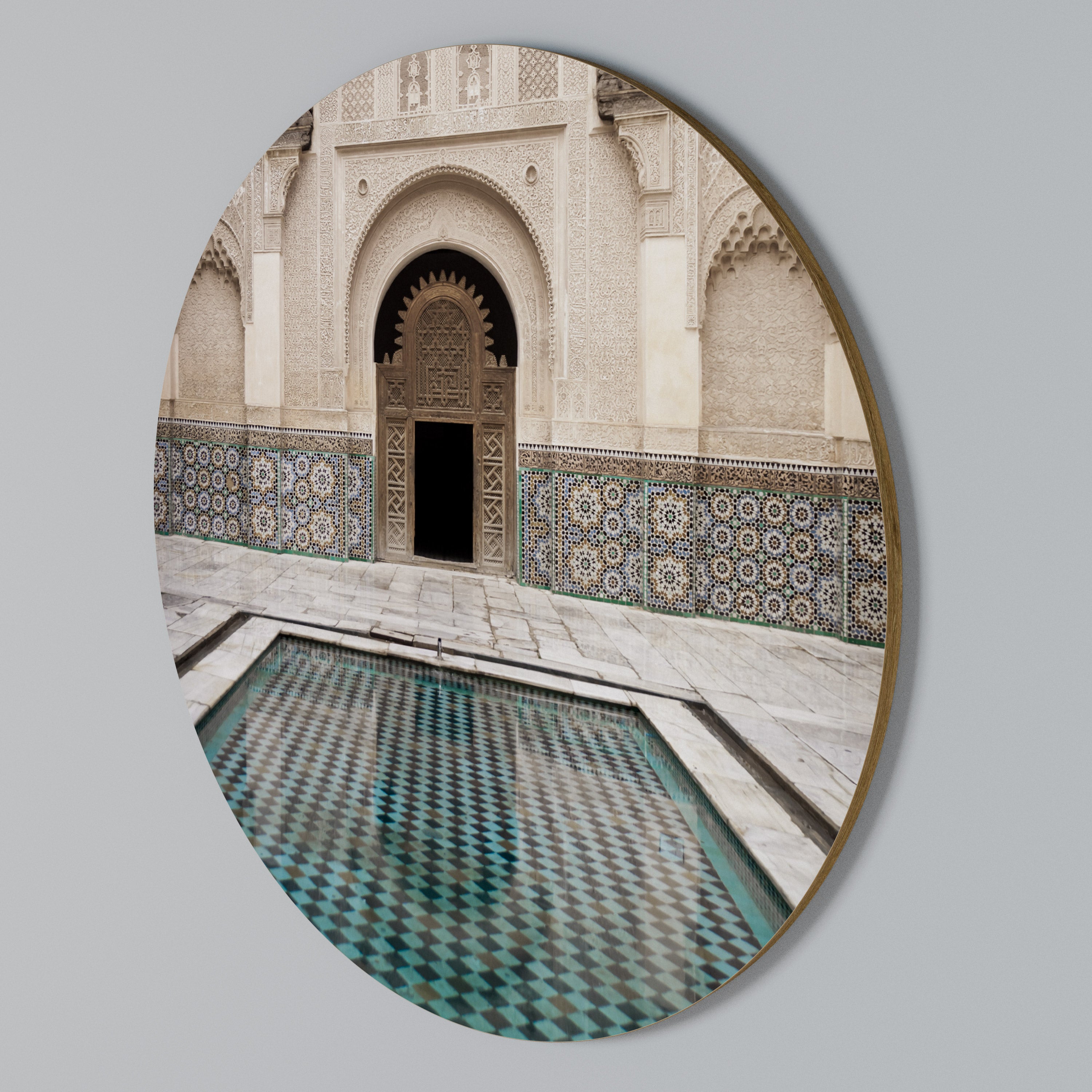 MYSTIC ENTRANCE Round Wall Art