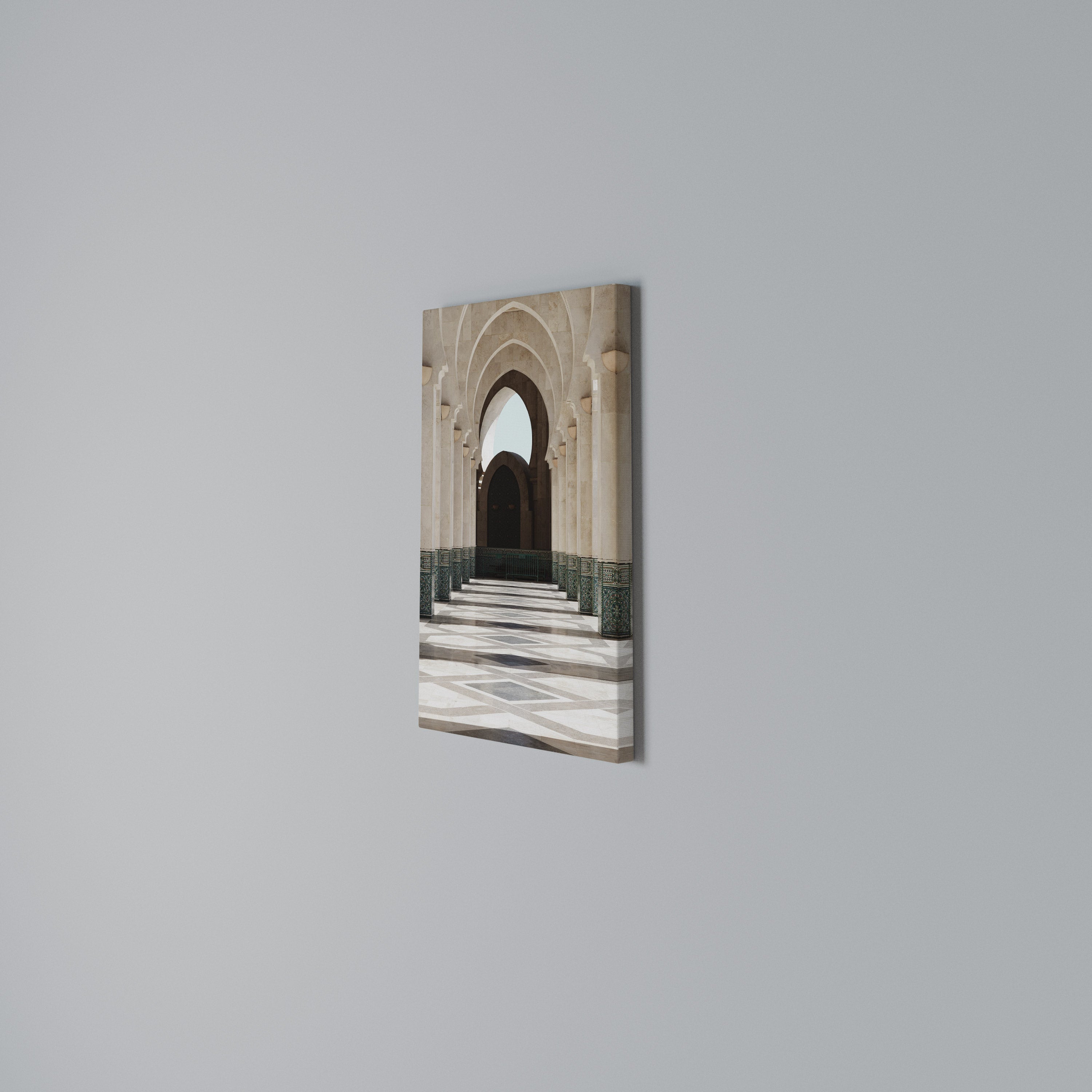 ARCHES OF SERENITY Vertical Canvas Print