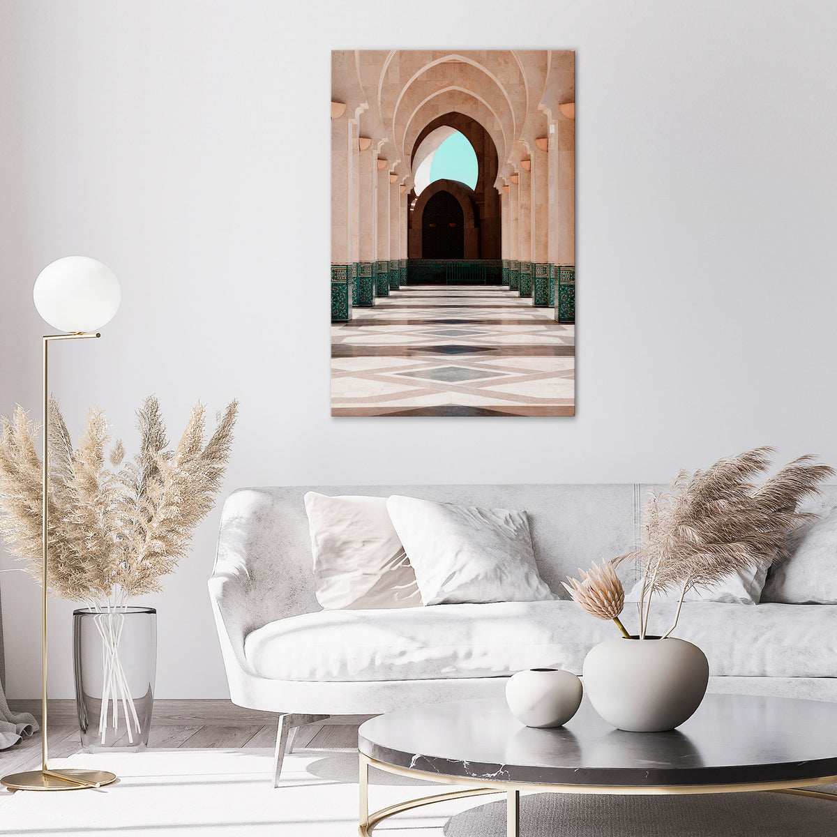 ARCHES OF SERENITY Vertical Canvas Print