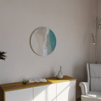 SAND AND SEA HARMONY Round Wall Art
