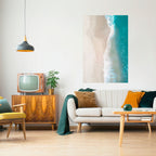 SAND AND SEA HARMONY Póster Vertical Adhesivo