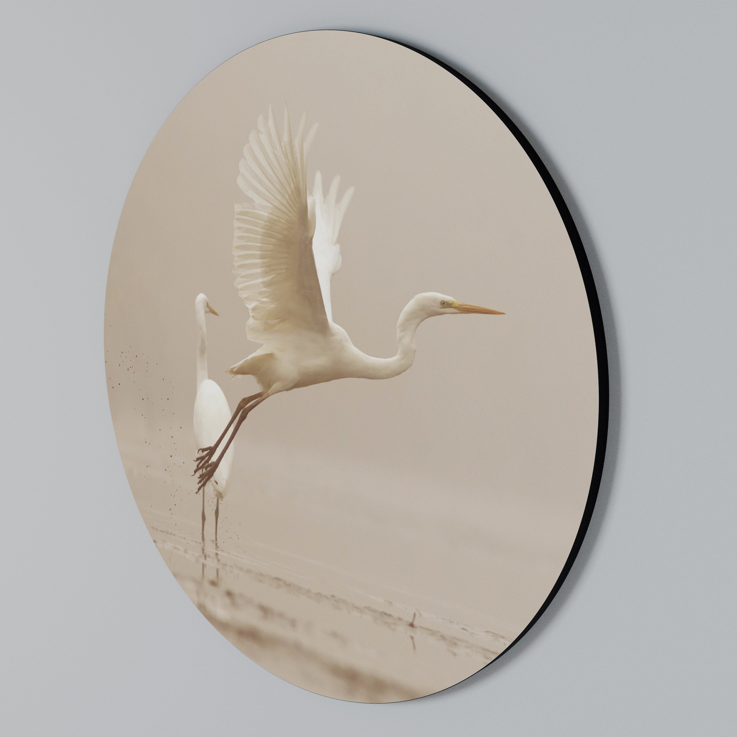 ELEGANT ASCENT Round Wall Art