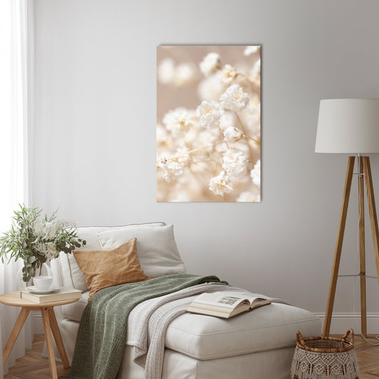 GHOSTLY BLOOM Cuadro en lienzo vertical