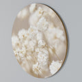 GHOSTLY BLOOM Round Wall Art
