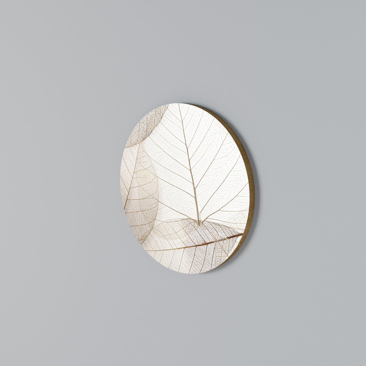 ETHEREAL VEINED GRACE Arte de pared redondo