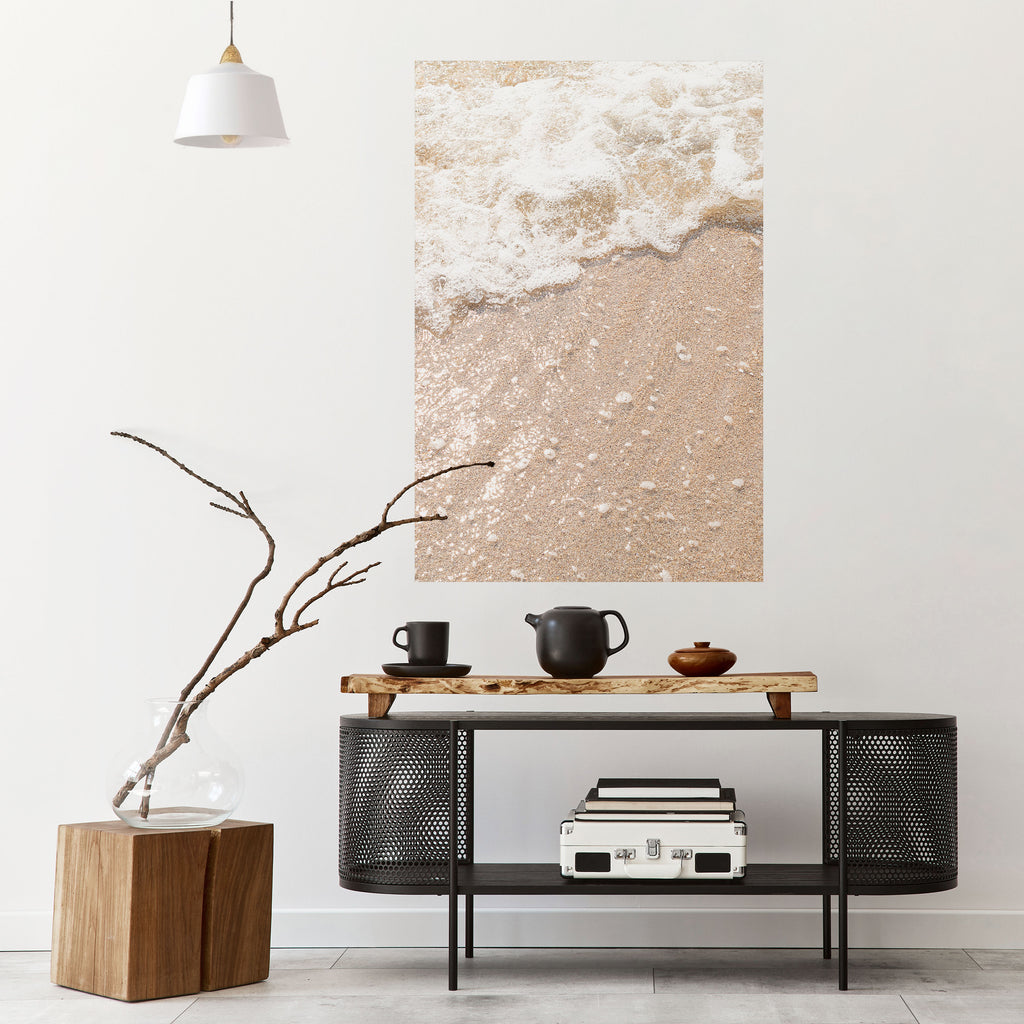 SHIMMERING SHORELINE Peel and Stick Vertical Poster
