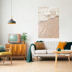 SHIMMERING SHORELINE Póster Vertical Adhesivo