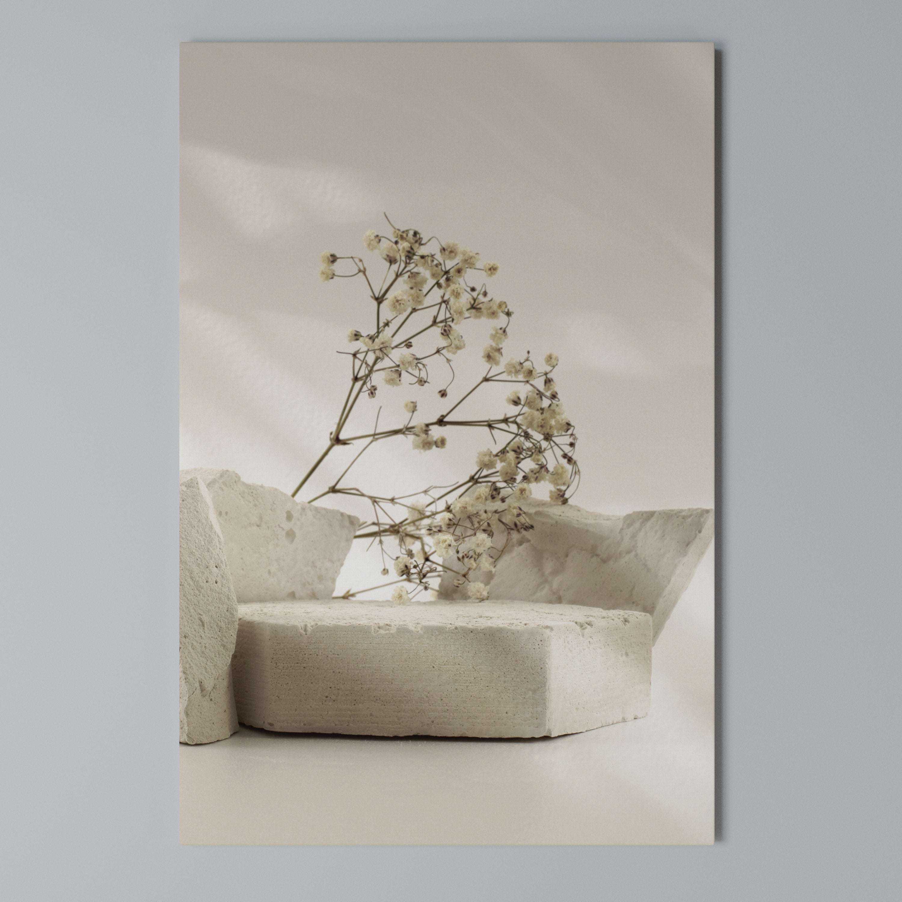 ELEGANT EMBERS Vertical Canvas Print