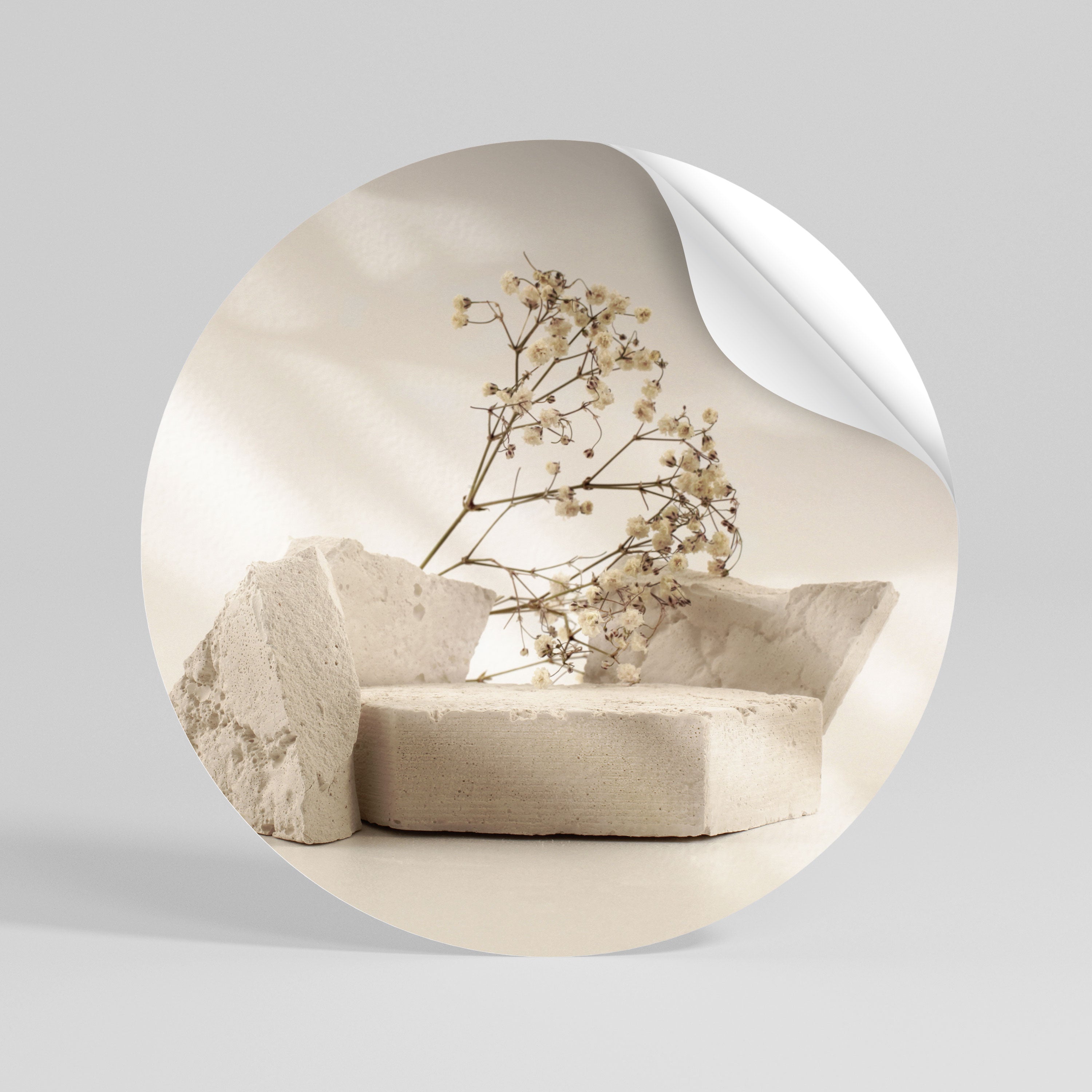 ELEGANT EMBERS Vinilo adhesivo redondo