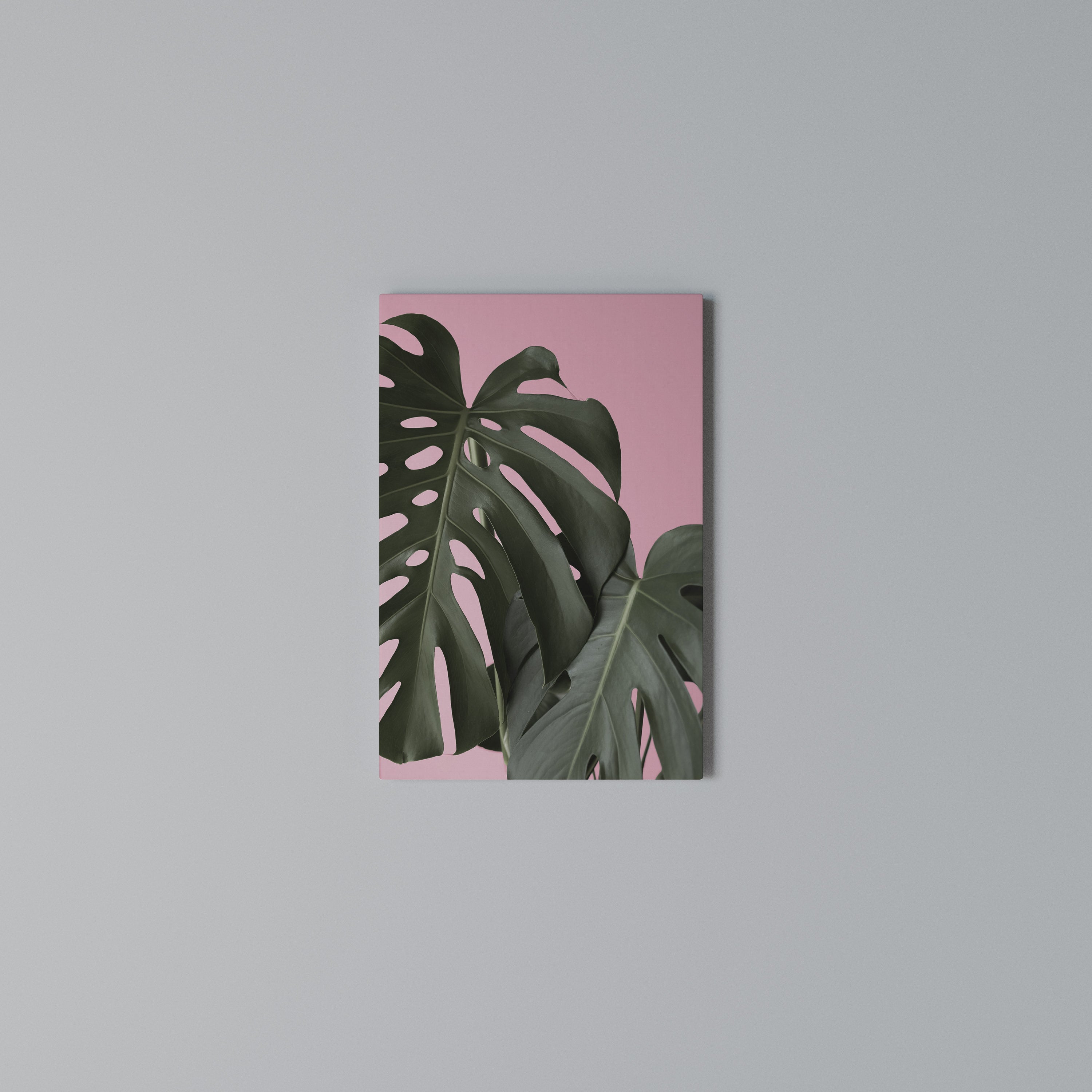LADY MONSTERA Vertical Canvas Print