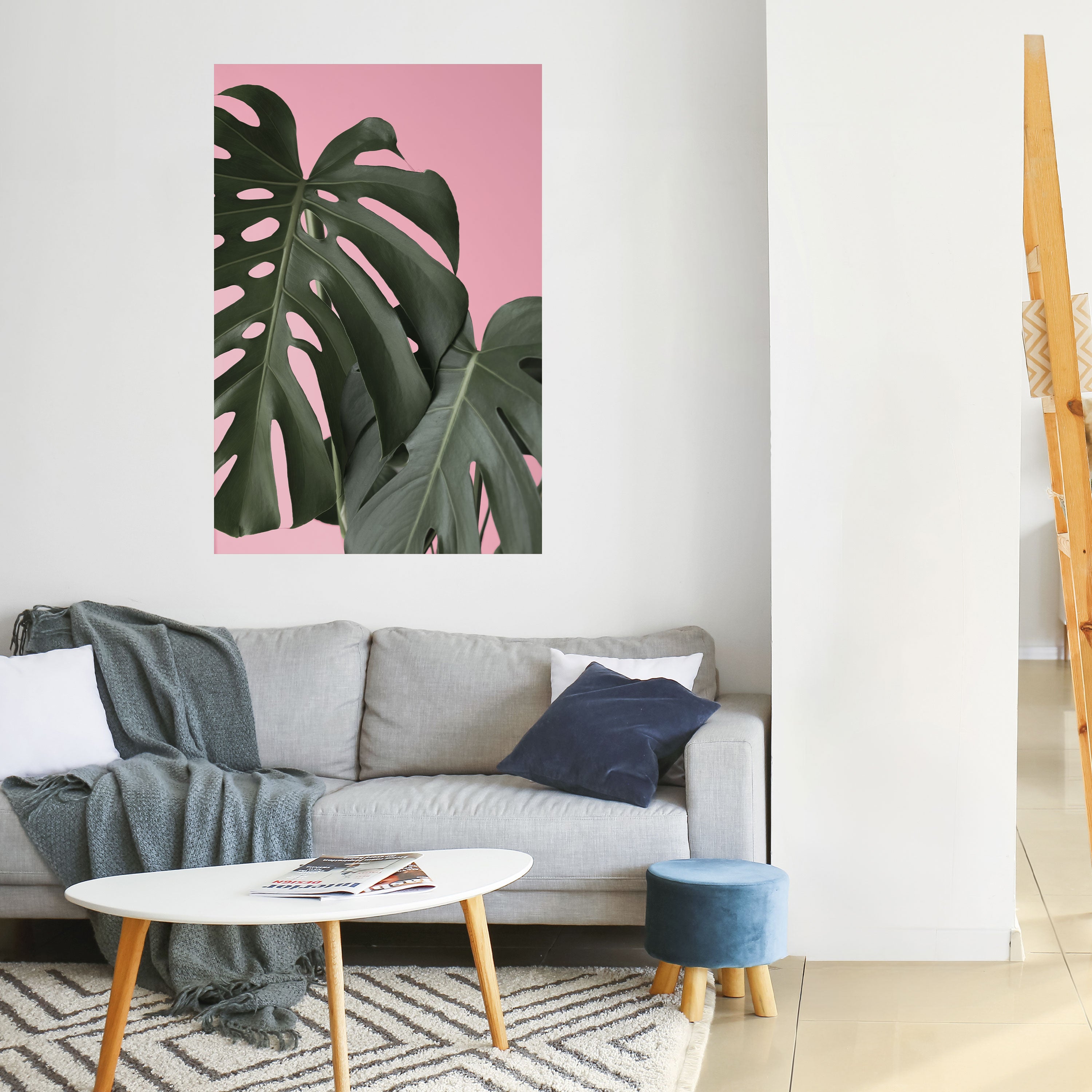 LADY MONSTERA Peel and Stick Vertical Poster