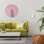 MISTER CACTUS Round Wall Art