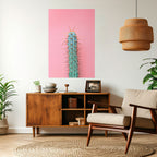 MISTER CACTUS Peel and Stick Vertical Poster