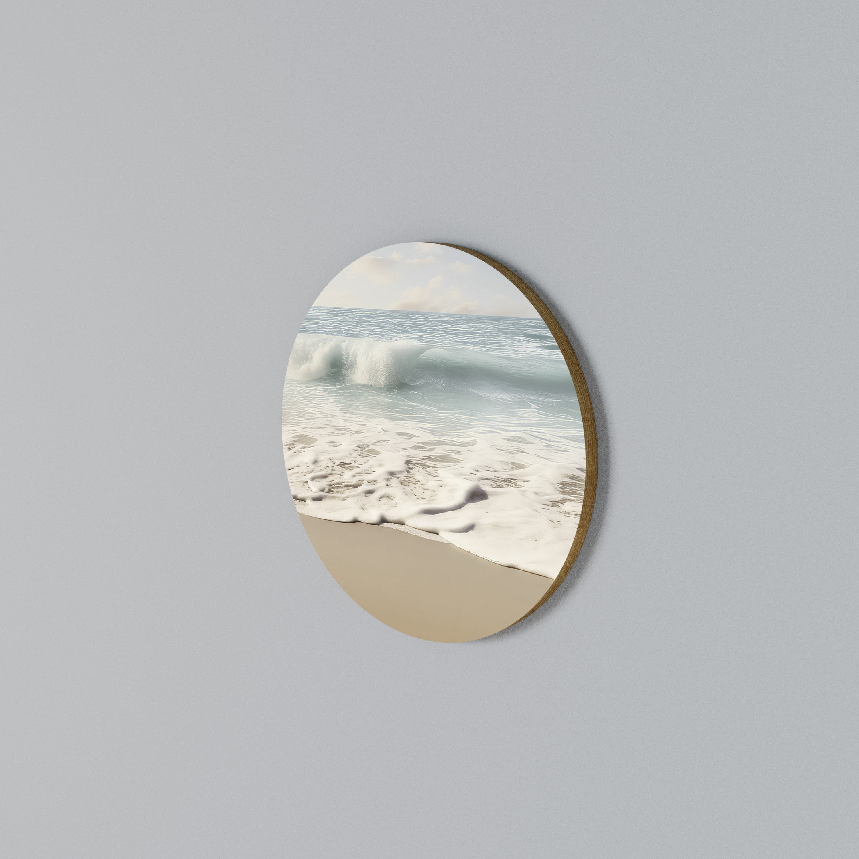 OCEAN WHISPER Round Wall Art