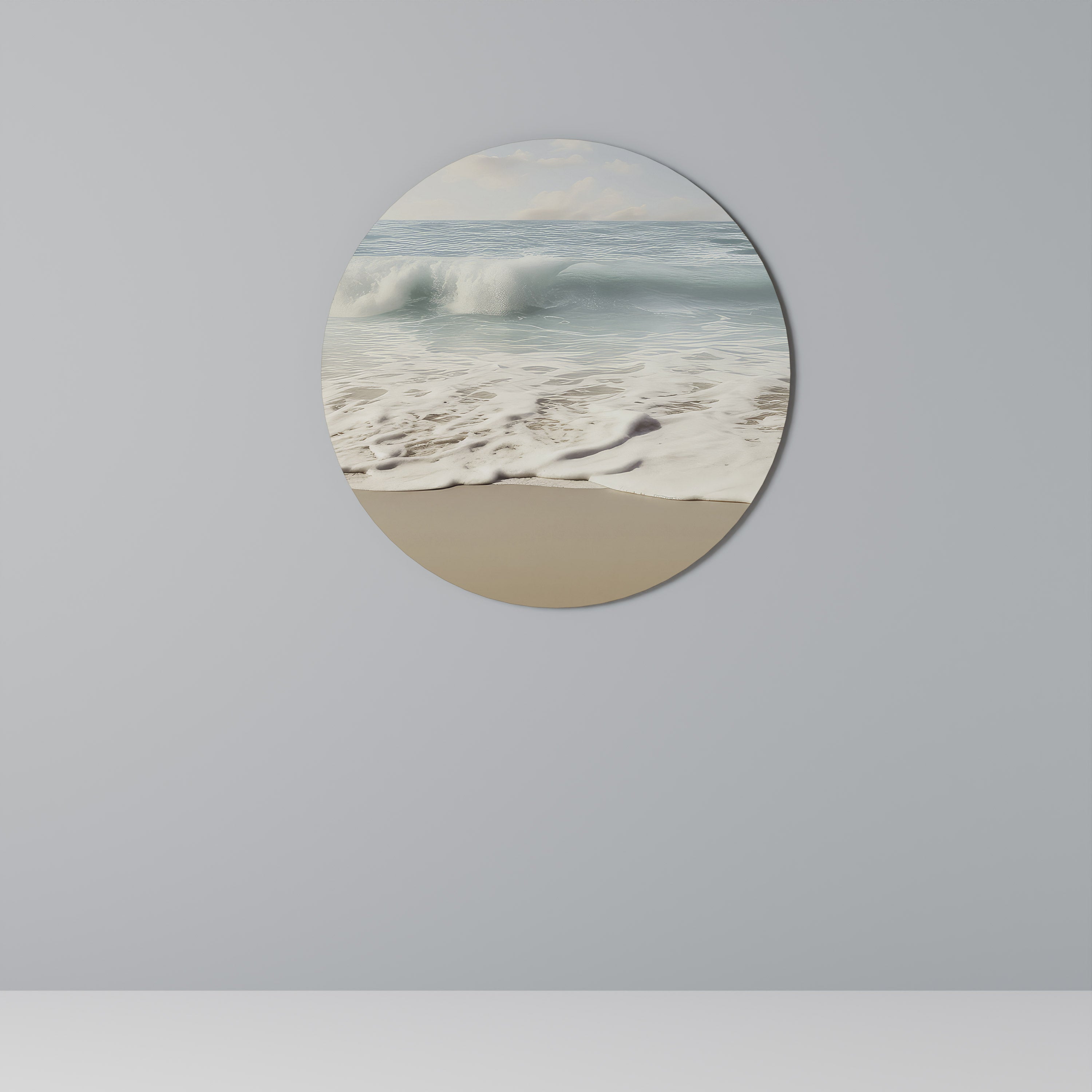 OCEAN WHISPER Round Wall Art
