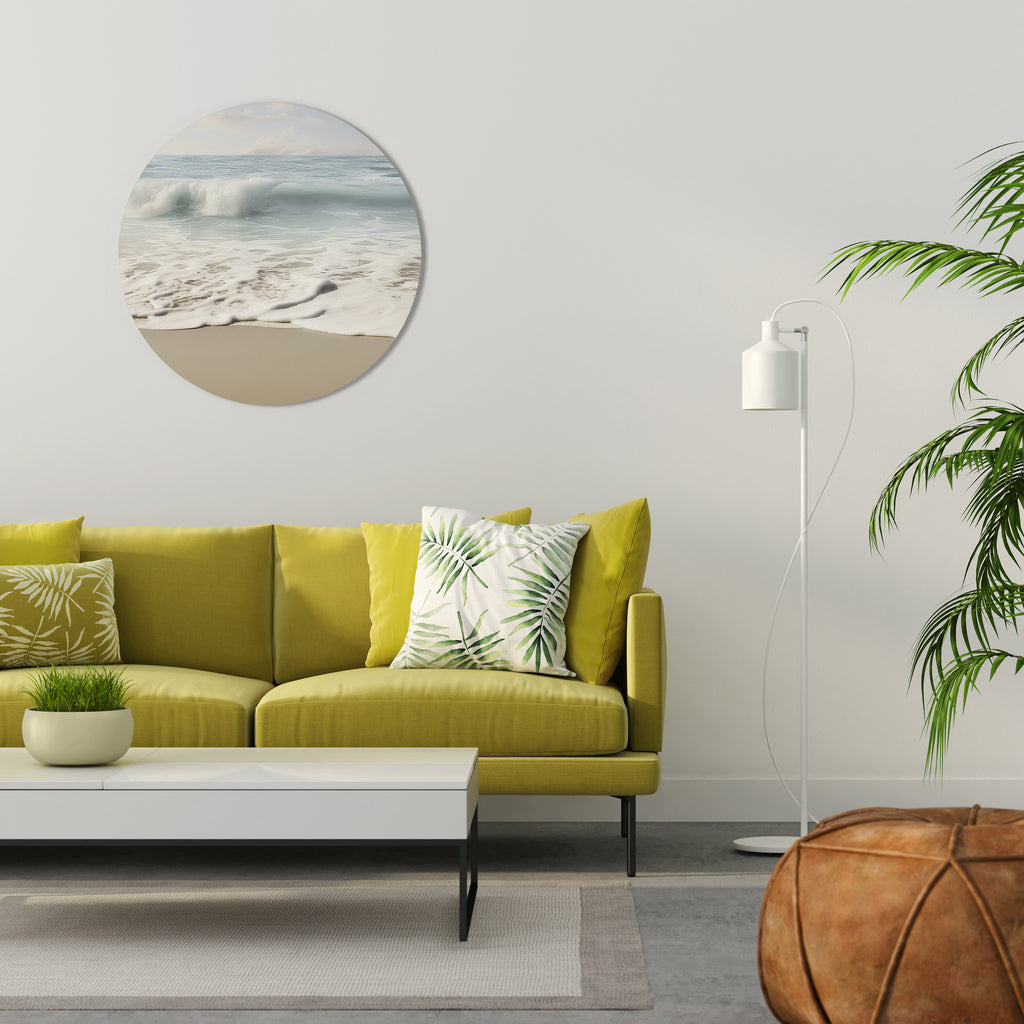 OCEAN WHISPER Round Wall Art