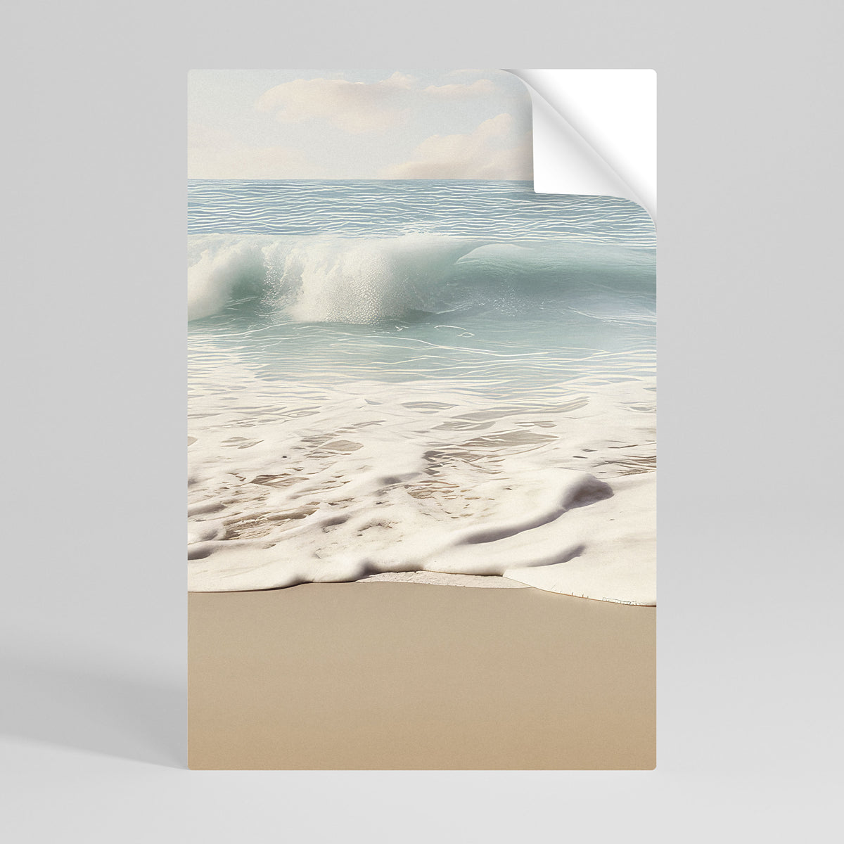 OCEAN WHISPER Póster adhesivo vertical