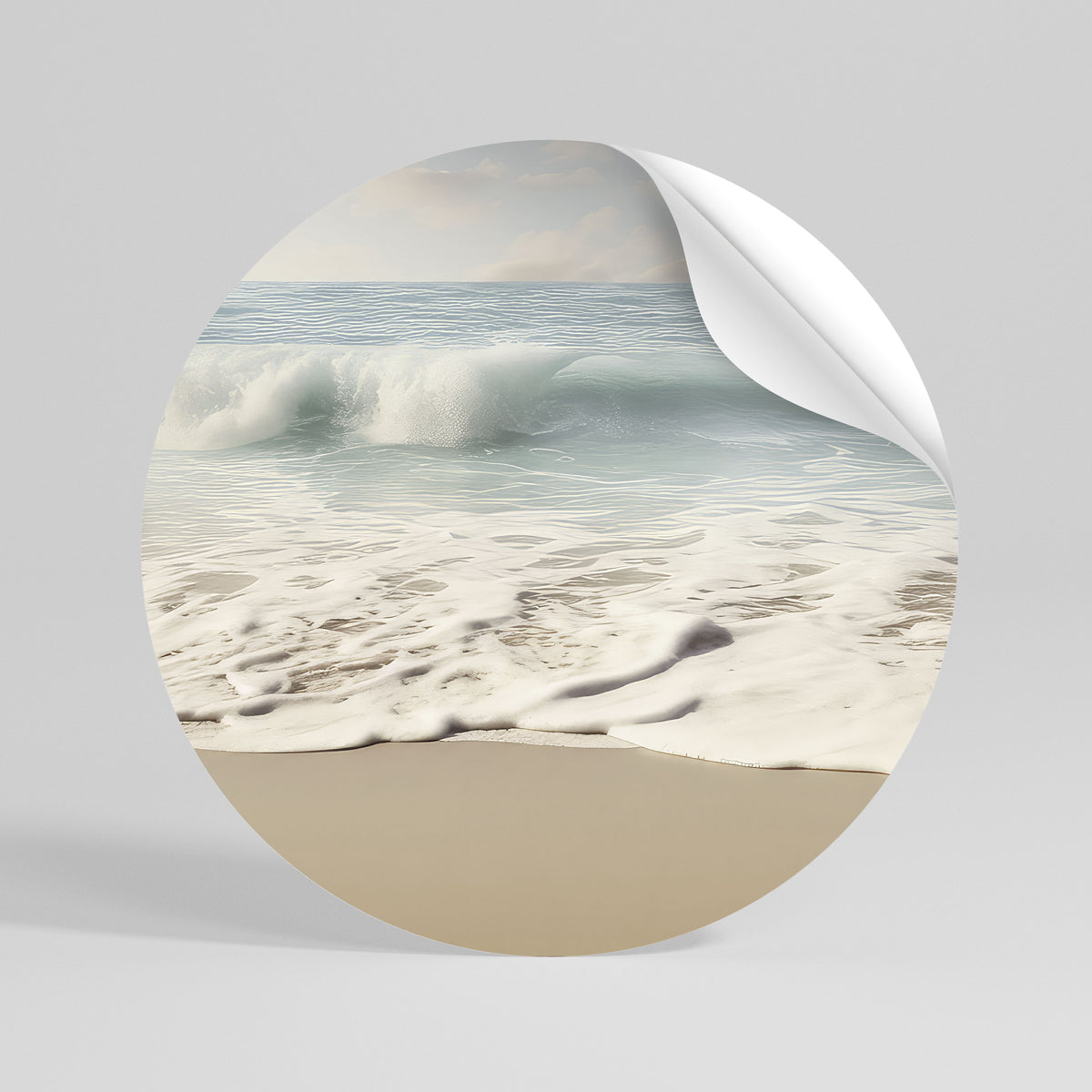 OCEAN WHISPER Vinilo adhesivo redondo