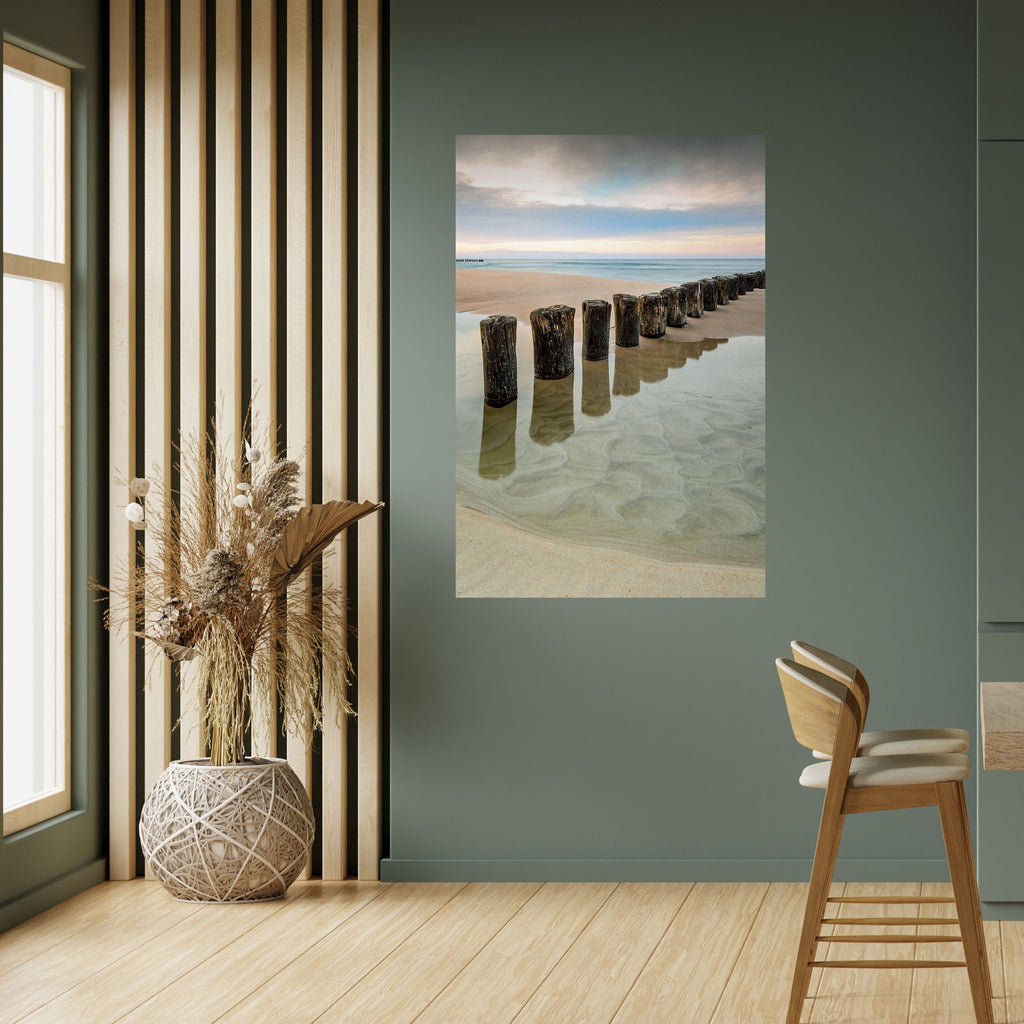 Póster vertical autoadhesivo TIDAL SYMMETRY