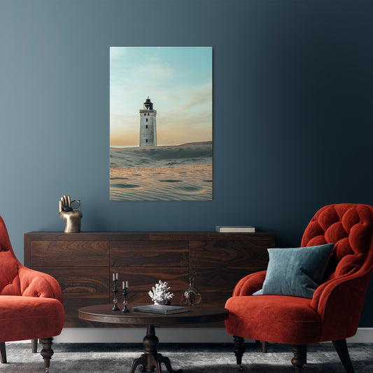 LIGHTHOUSE IN LIMBO Cuadro en lienzo vertical