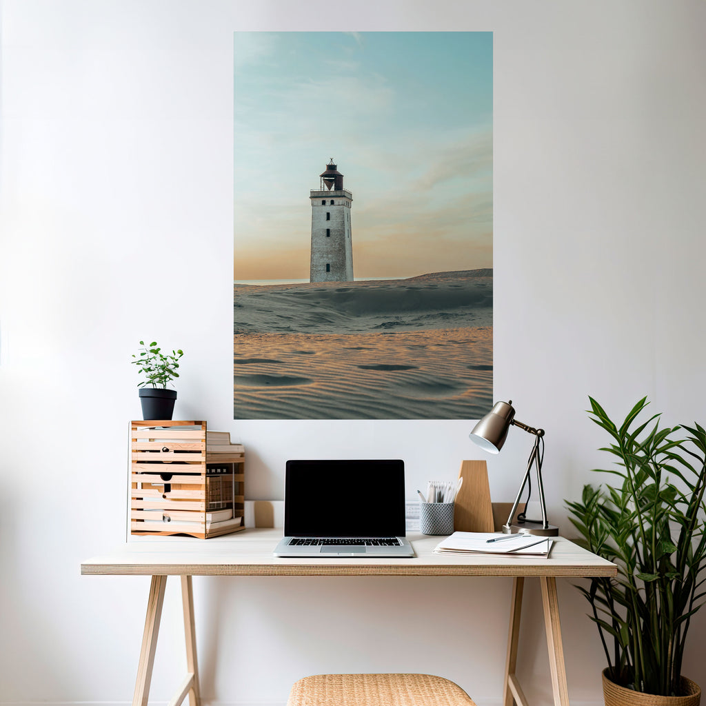 LIGHTHOUSE IN LIMBO Peel and Stick Vertical Poster