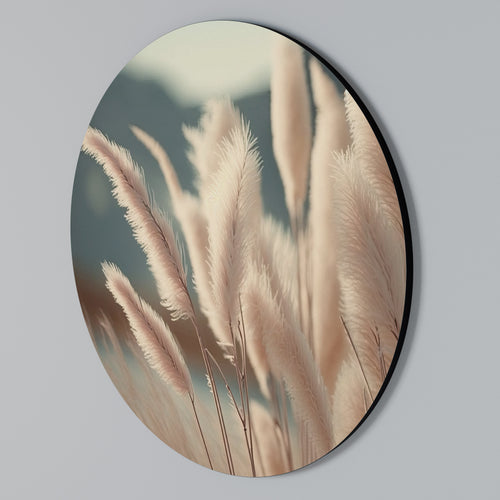 PAMPAS DREAMSCAPE Round Wall Art