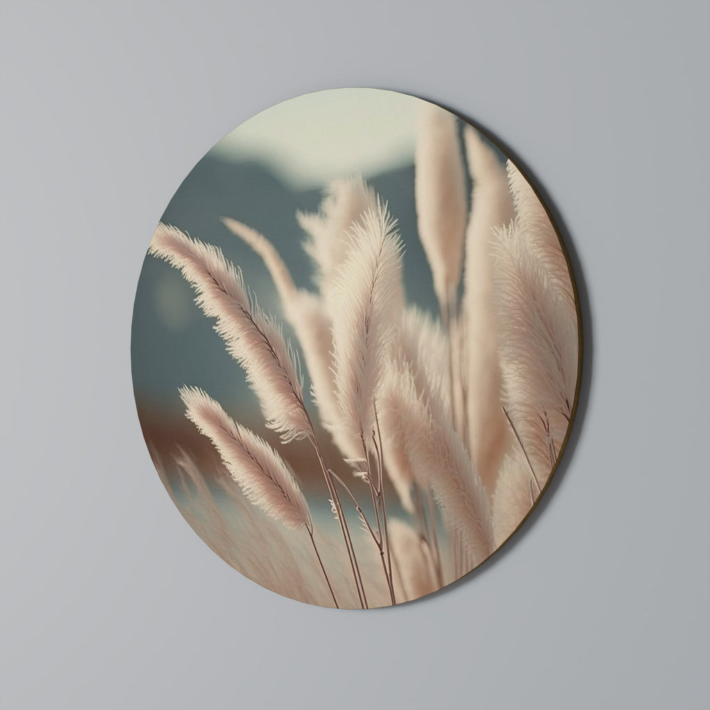 PAMPAS DREAMSCAPE Round Wall Art