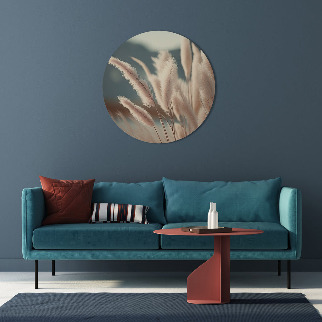 PAMPAS DREAMSCAPE Round Wall Art