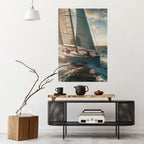 WAVES OF FREEDOM Póster Vertical Adhesivo