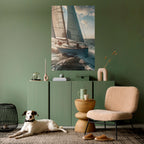 WAVES OF FREEDOM Póster Vertical Adhesivo