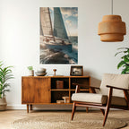 WAVES OF FREEDOM Póster Vertical Adhesivo