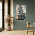 WAVES OF FREEDOM Póster Vertical Adhesivo