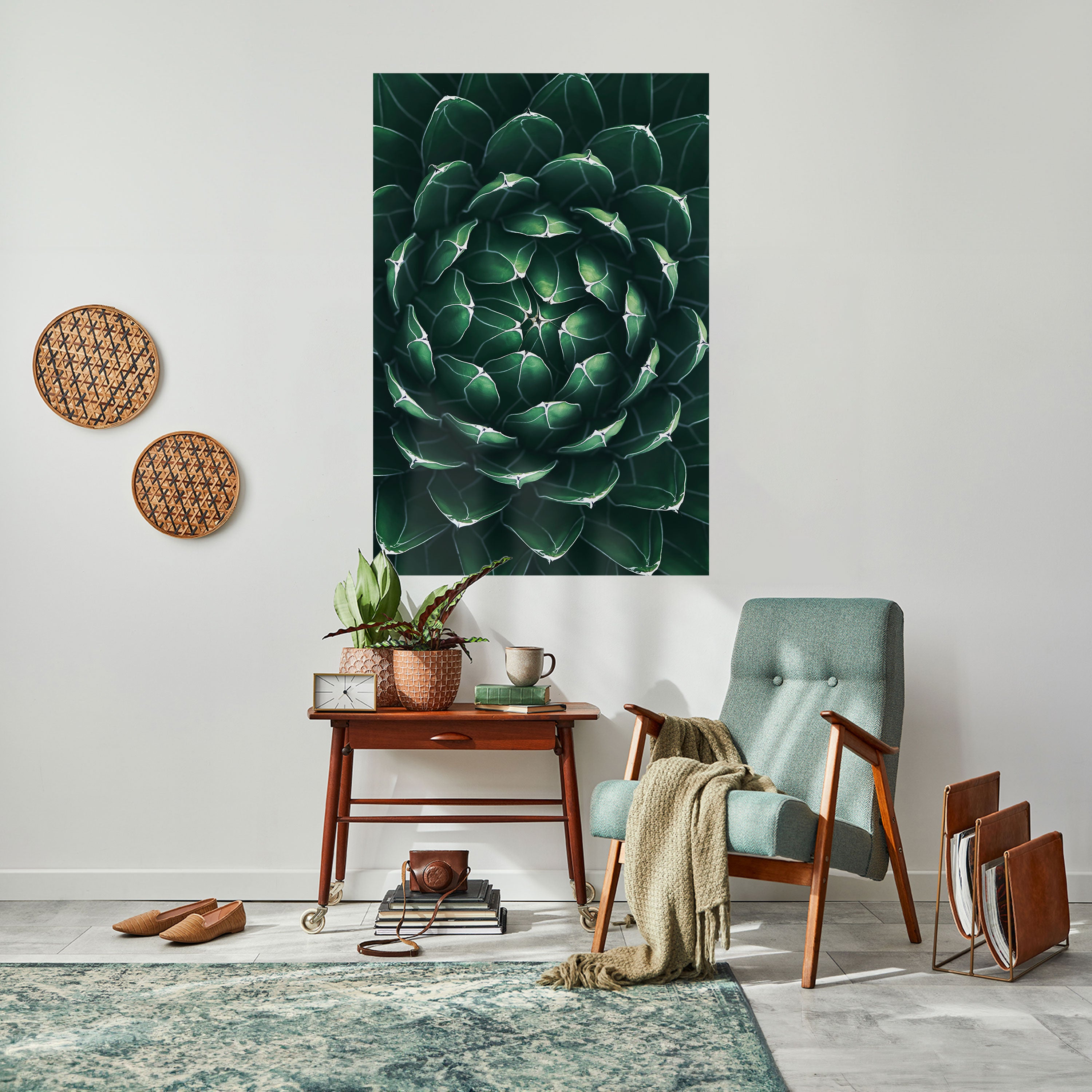 LUSH LABYRINTH Peel and Stick Vertical Poster