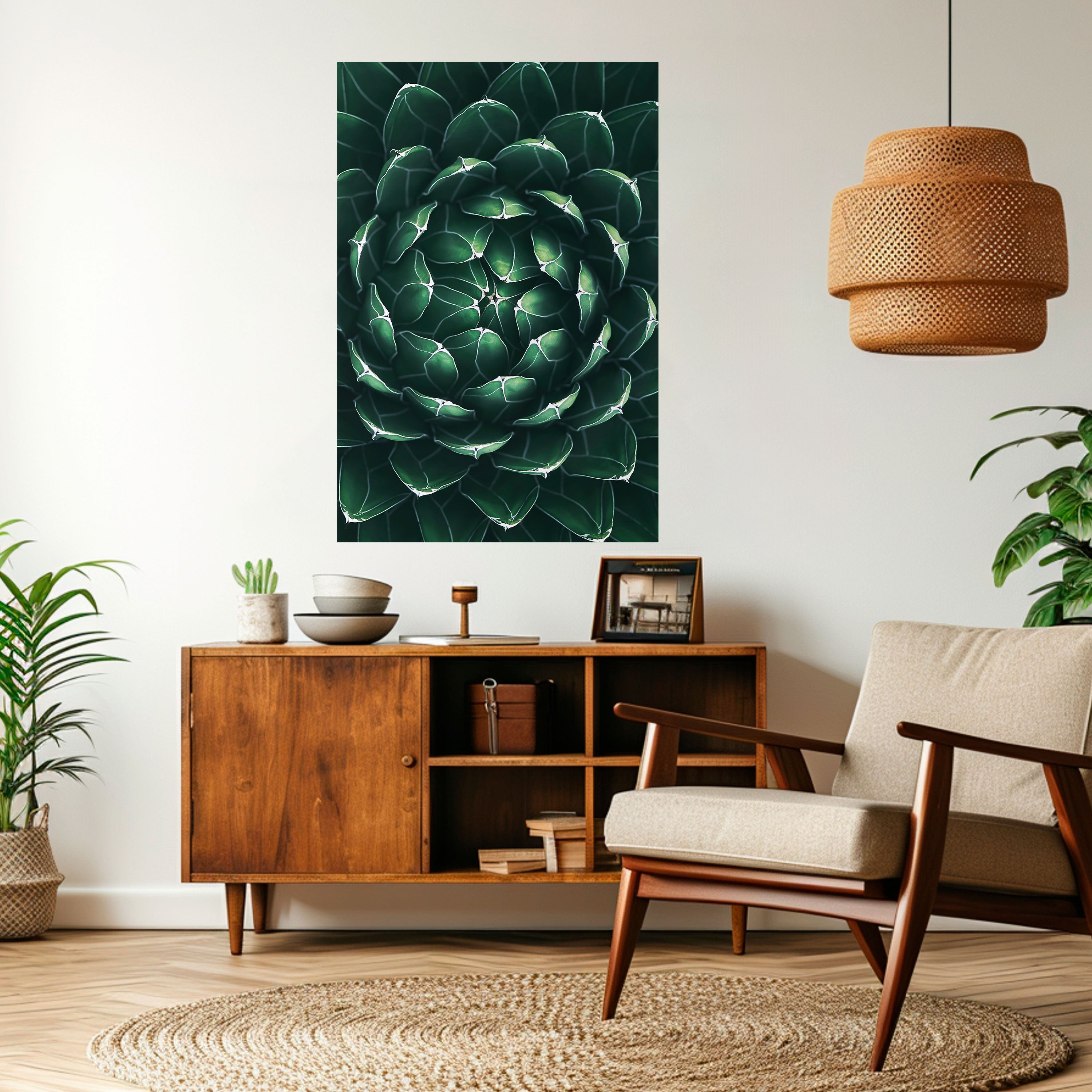 LUSH LABYRINTH Peel and Stick Vertical Poster