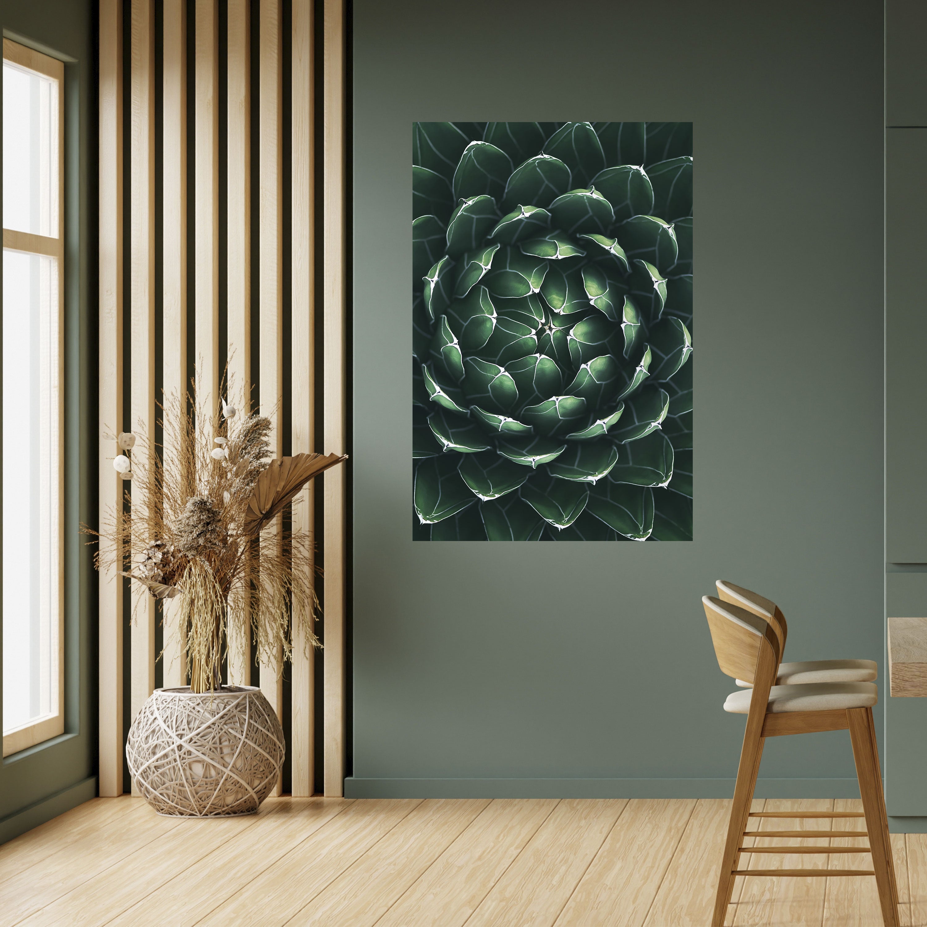 LUSH LABYRINTH Peel and Stick Vertical Poster