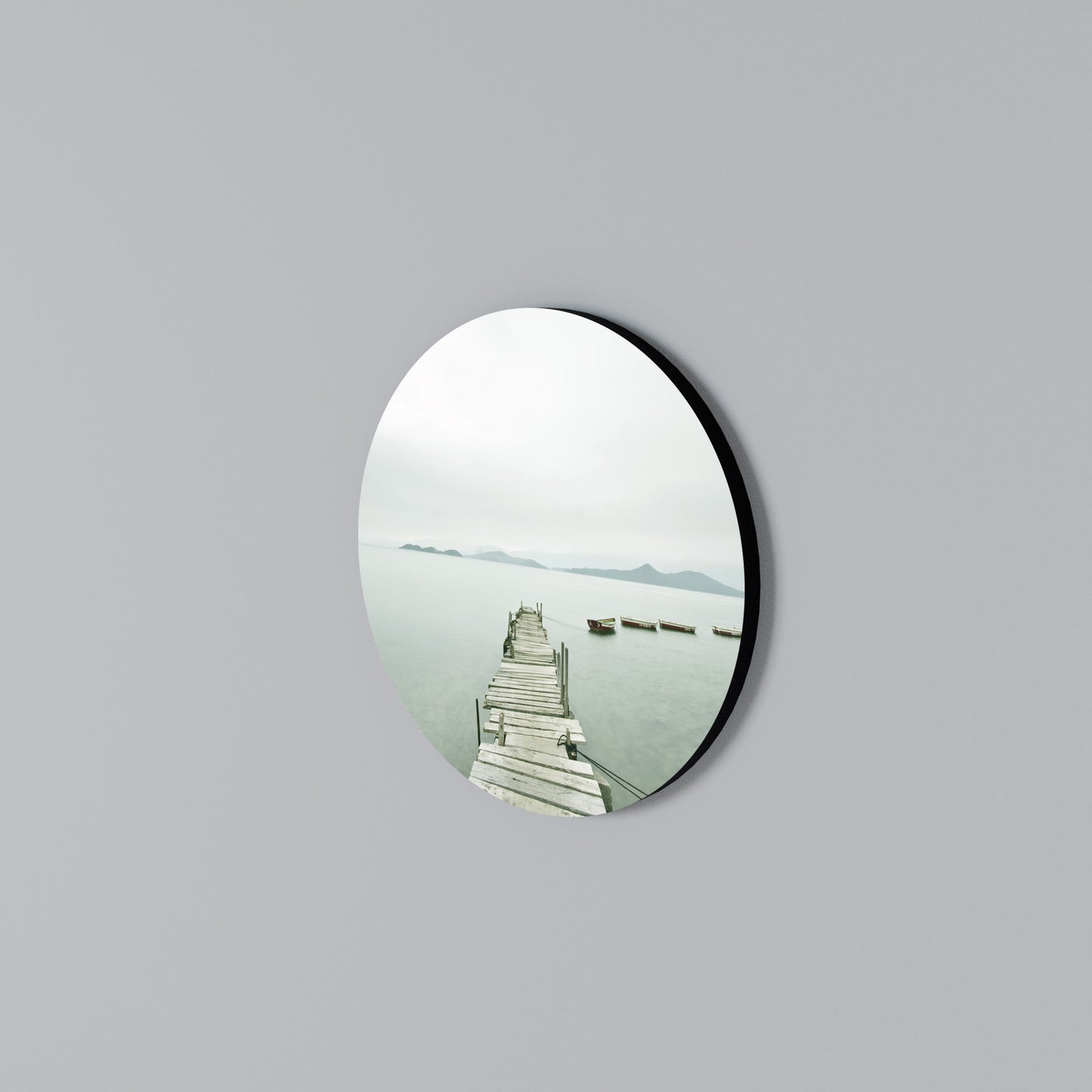 TIDAL HARMONY Arte de pared redondo