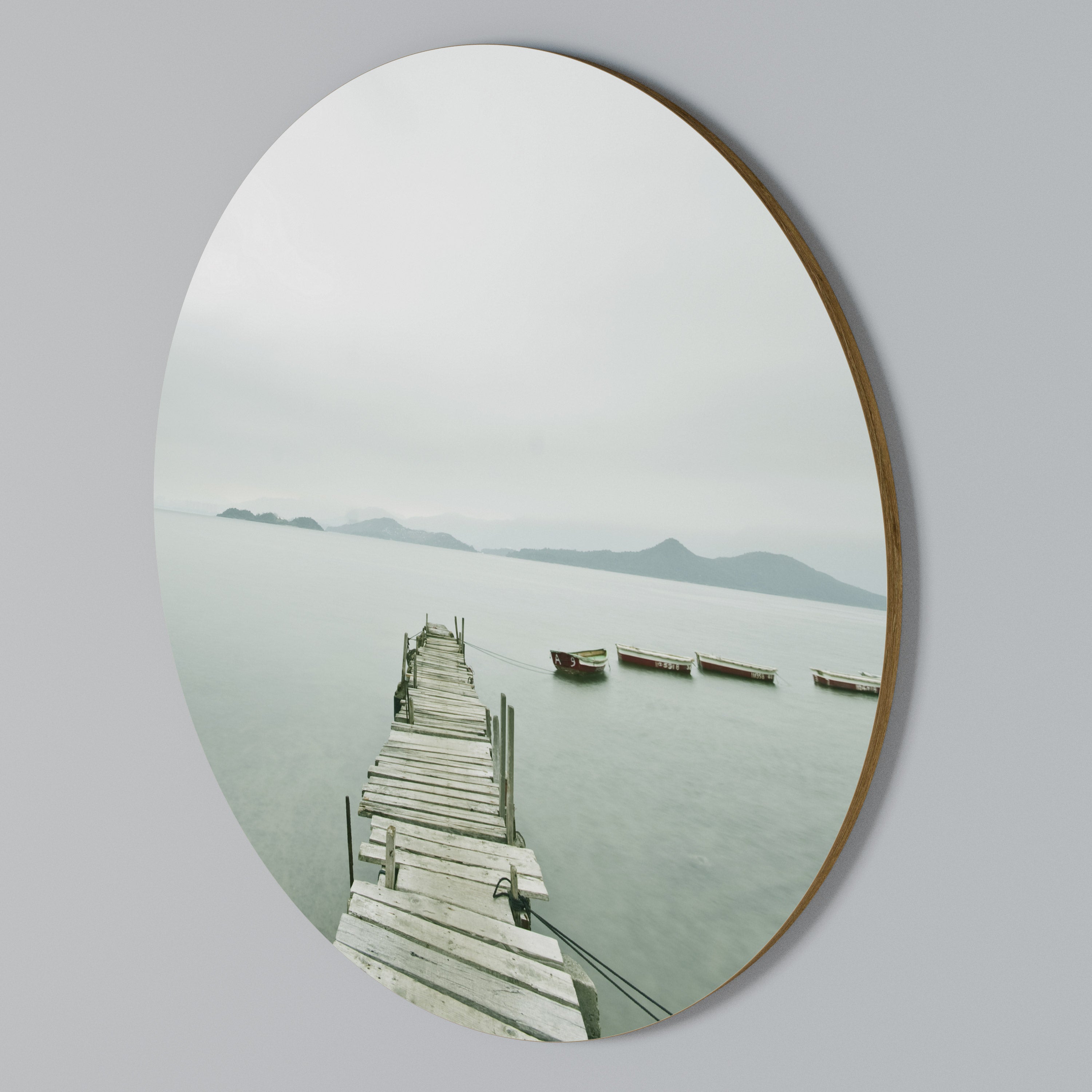 TIDAL HARMONY Round Wall Art