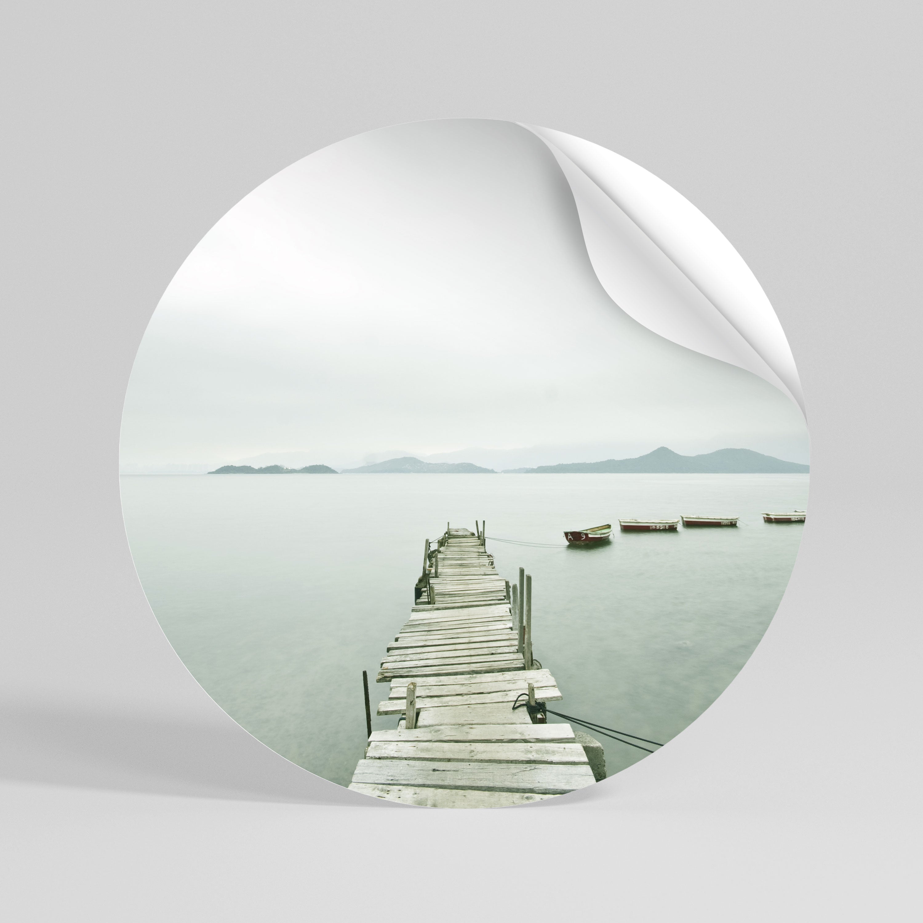 TIDAL HARMONY Vinilo adhesivo redondo