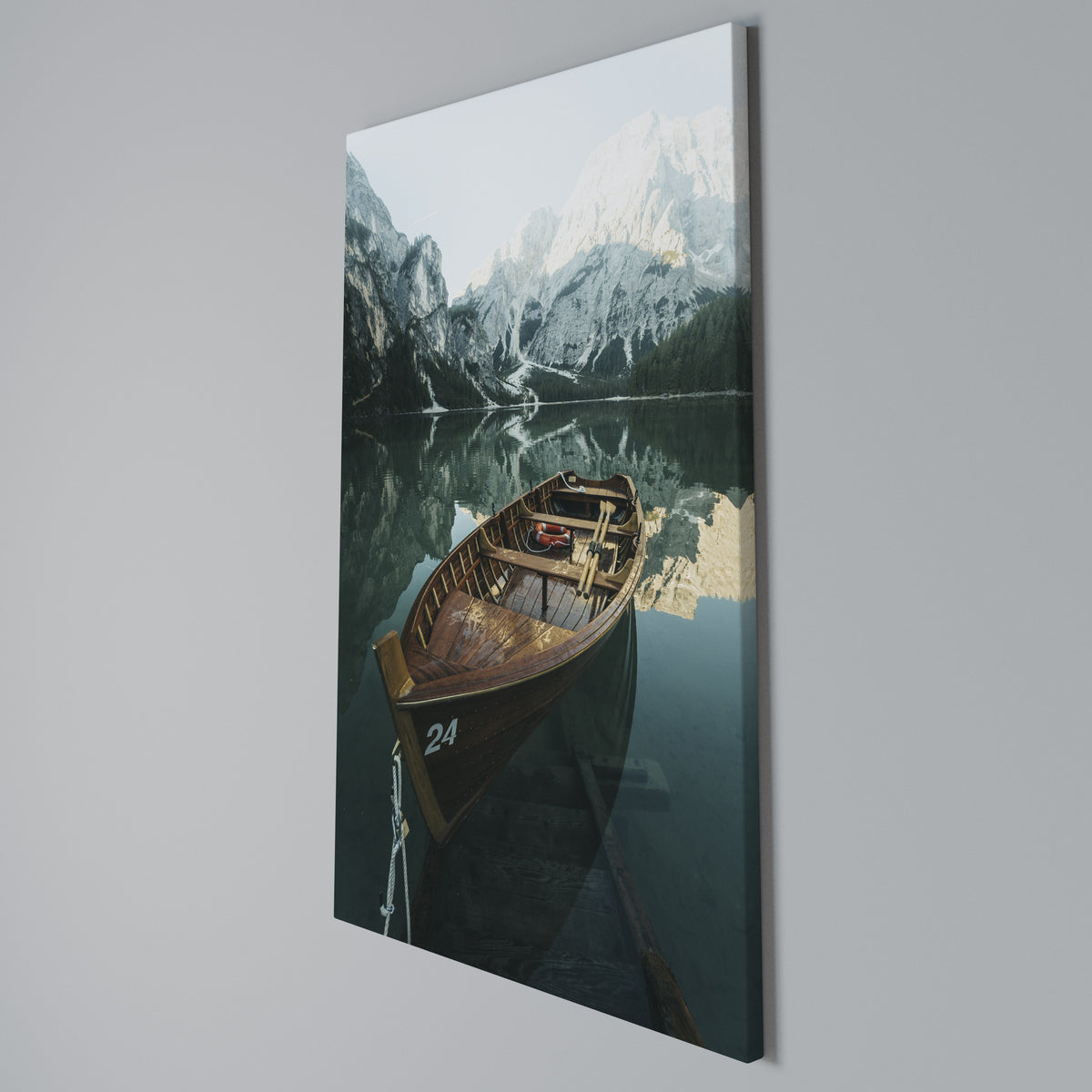 STILL WATERS Cuadro en lienzo vertical
