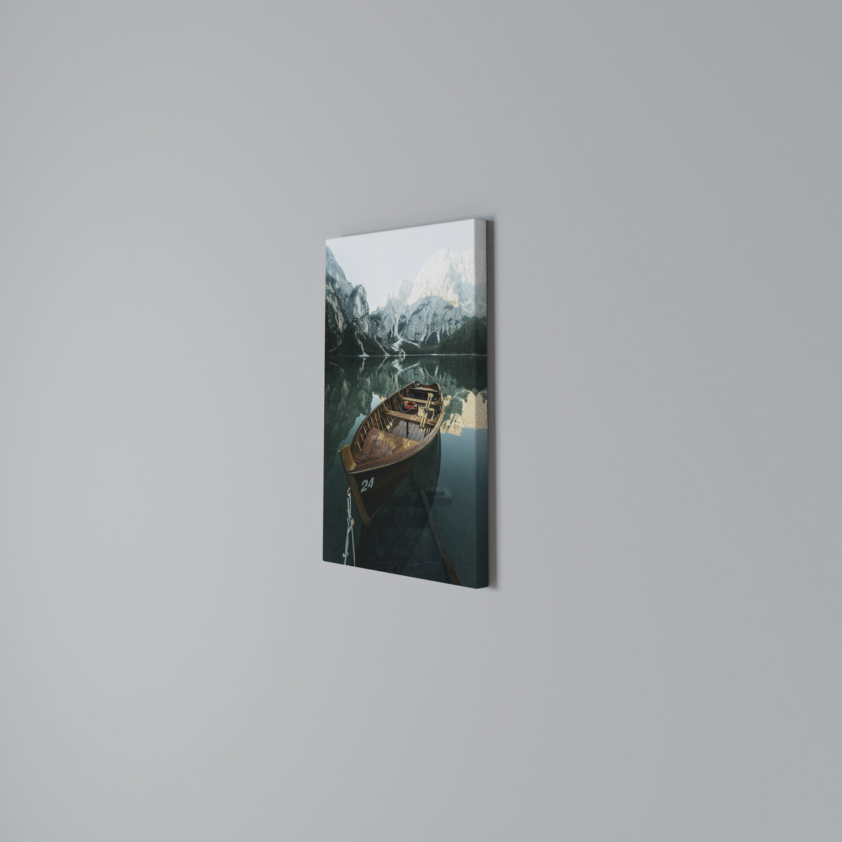 STILL WATERS Cuadro en lienzo vertical