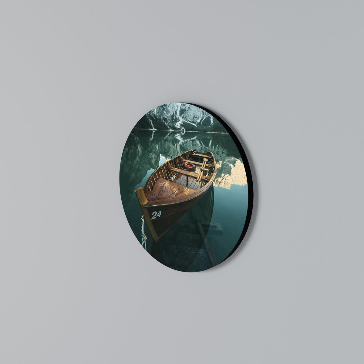 STILL WATERS Arte de pared redondo